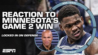 The Timberwolves defense LOCKED IN vs. the Nuggets in Game 2 - Richard Jefferson | NBA Today screenshot 1