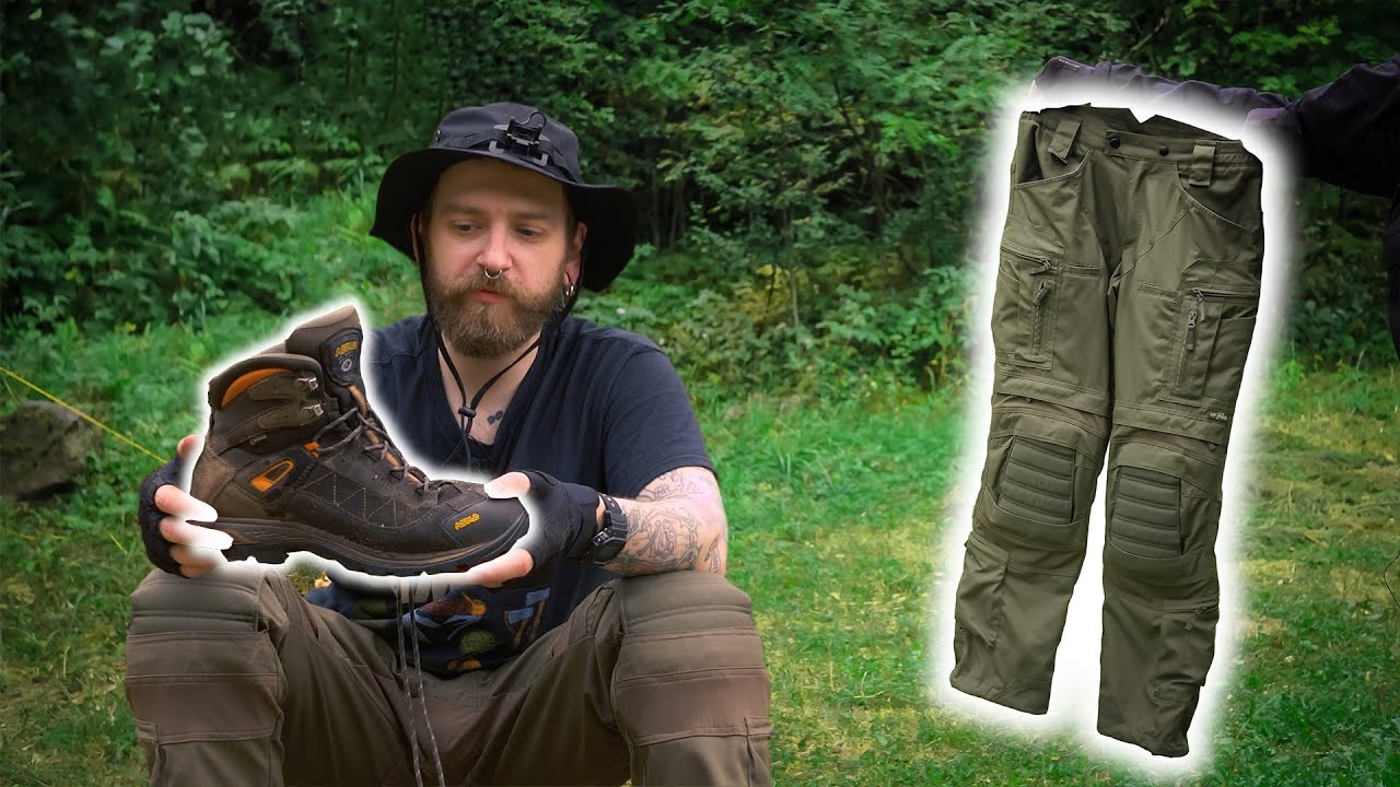ЛАПАЕМ СУПЕРТЕХНОЛОГИЧНЫЕ ШТАНЦЫ И БОТИНКИ ДЛЯ ЛЕСА - YouTube