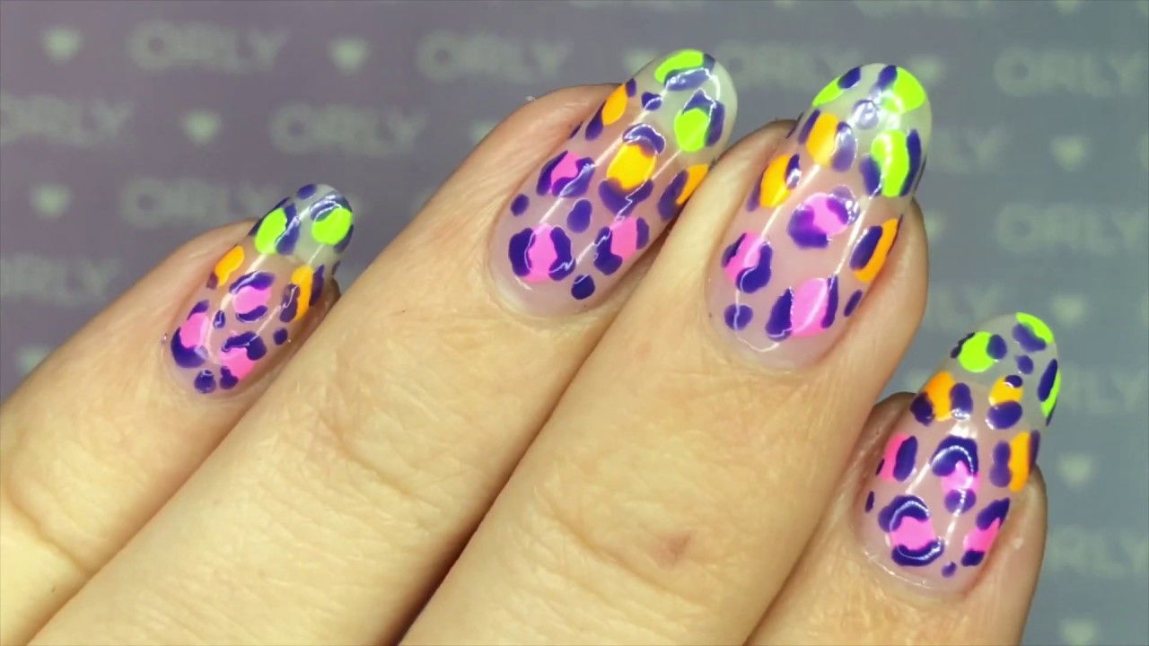 9. "Neon Acid Leopard Nail Art Tutorial" - wide 5