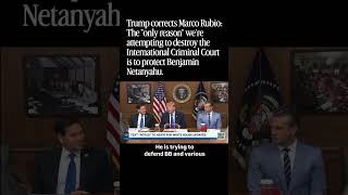 Trump Admits ICC Attack Is About Protecting Netanyahu #Trump #Netanyahu #ICC