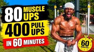100 Muscle Ups & 500 Pull Ups In 60 Minutes Challenge | Get A Bigger Back Fast | @RipRight 