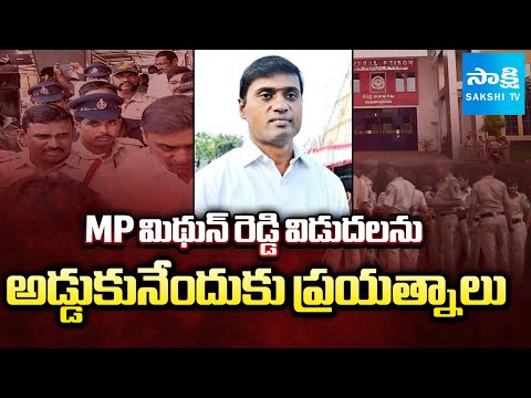 Chandrababu Govt Conspiracy on MP Mithun Reddy Release | AP Liquor False Case | YSRCP Leaders - SAKSHITV