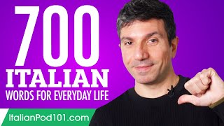 700 Italian Words for Everyday Life - Basic Vocabulary #35