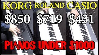 Can You Hear the Difference Between a Roland, Korg and Casio Digital Piano?