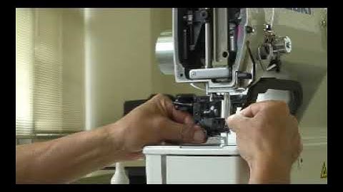 How to adjust of height of the Needle Bar of JUKI LBH-1790 Button Hole Machine’s