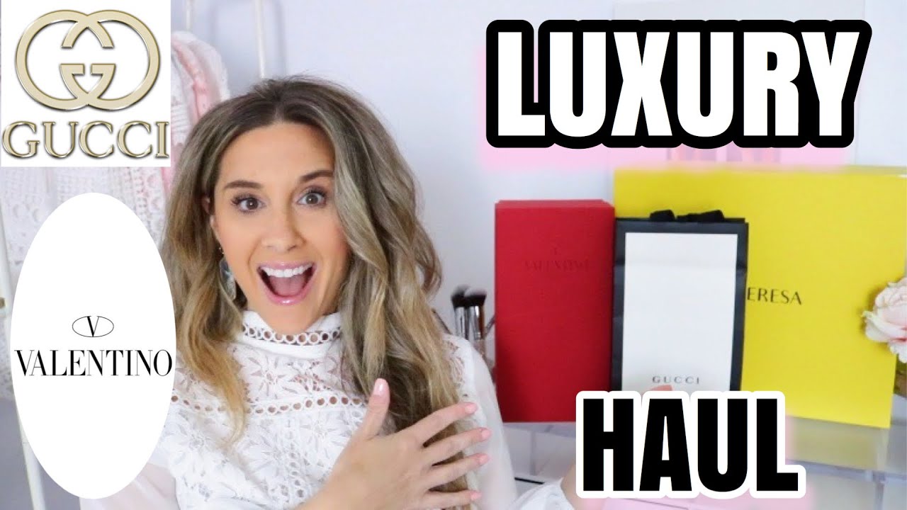 LUXURY HAUL – VALENTINO AND GUCCI - YouTube