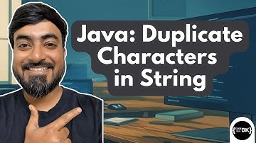 Java Program to Print Duplicate Characters in a String | For Beginners
