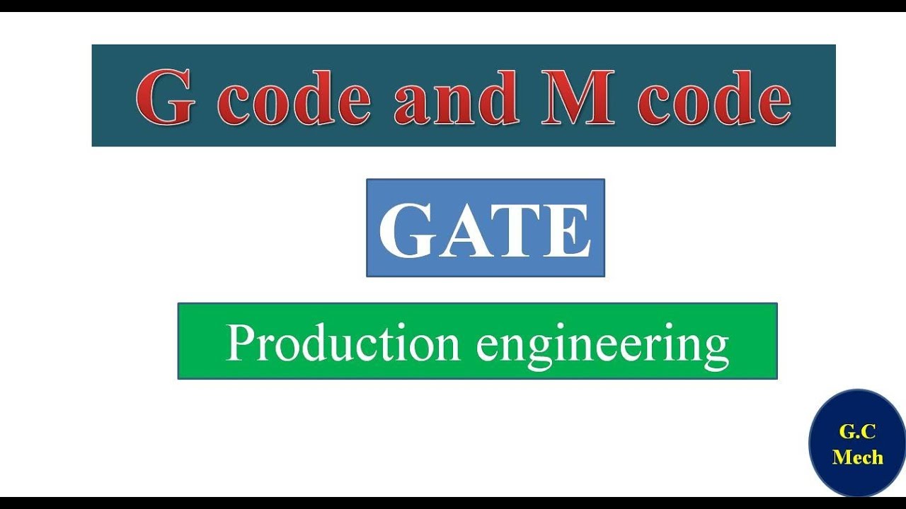 G code M code for gate exam || CNC machine Production Engineering - YouTube