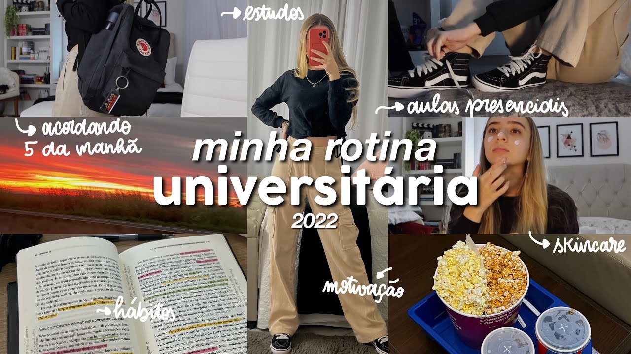 MINHA ROTINA UNIVERSITÁRIA 2022 📆 | aulas presenciais, 5am club...