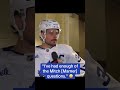 Auston Matthews was all business ahead of his first game against his old teammate 😯