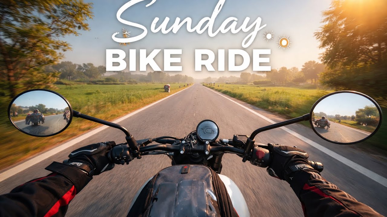 Sunday Bike Ride | Relaxing Morning Motovlog