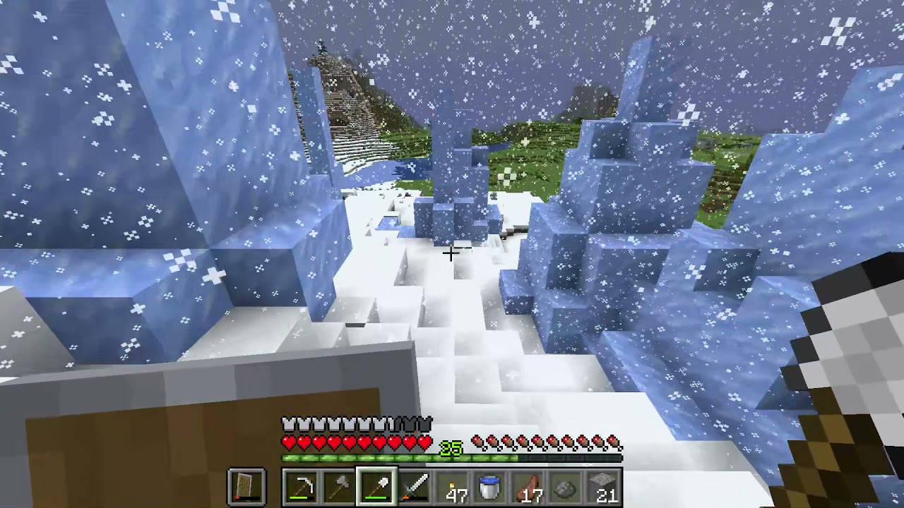 Wow this is ice spike biome - Minecraft - YouTube