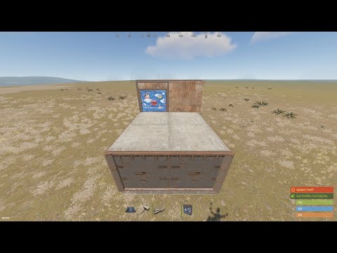 Топ бункер из треугольных лестниц! RUST 2022-2023