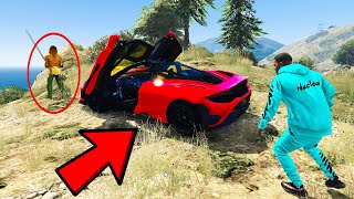 GTA 5: FRANKLIN Steals AQUAMAN'S SUPERCAR from UNDERWATER in GTA V!
