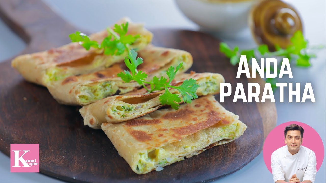 Anda Paratha Recipe | Egg Parantha Recipe अंडा पराँठा Kunal Kapur Street Food Egg Roll Recipe Easter | Kunal Kapoor