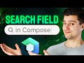 The best way to implement a search in jetpack compose  android studio tutorial