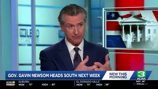 Gov. Newsom prepares for multi-day tour in Alabama, the Carolinas