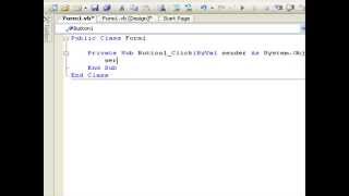 Visual Basic 2005 Tutorial 9: How to make a simple webbrowser