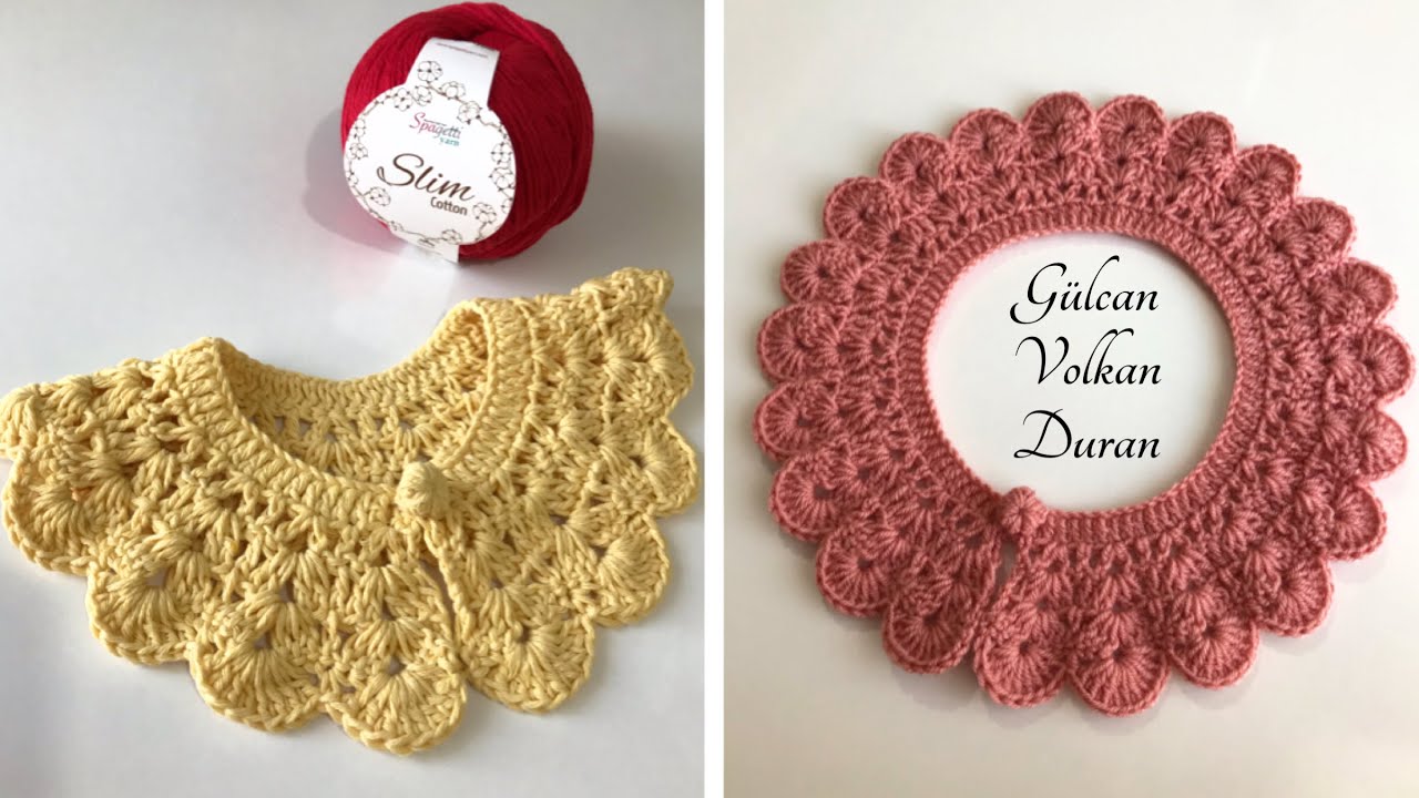 Tığ İşi Örgü Yaka Yapımı