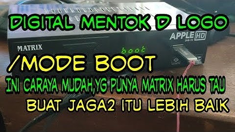 CARA ATASI MODE BOOT DIGITAL MATRIX APPLE