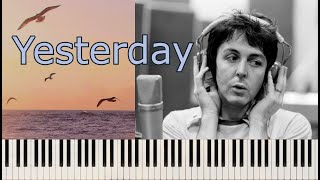 The Beatles - Yesterday - Piano Cover