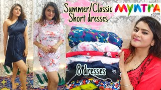 Myntra Short Summerclic Dress Haul Myntra Dress Haul 2021 Myntra Latest Dresses