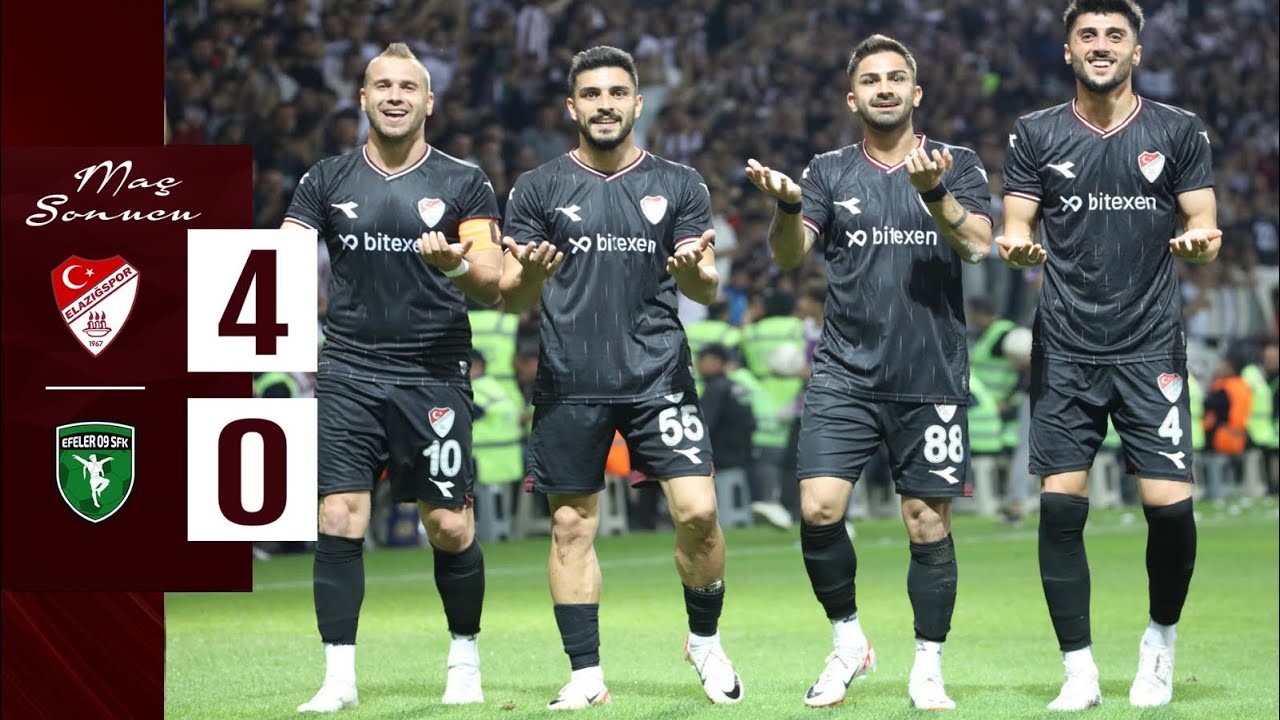 Çimentaş Elazığspor 4-0 Efeler 09 SFK Maç Özeti #TFF