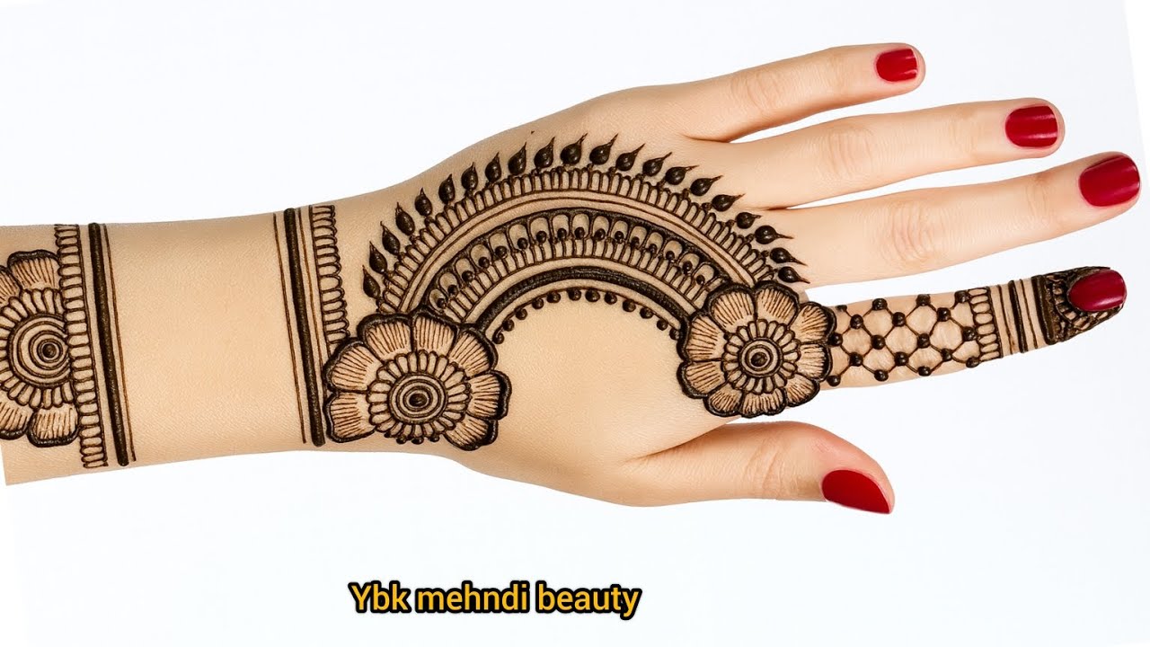 Easy and stylish backhand mehndi designs for all functions|mehndi design for hands|simple mehndi 