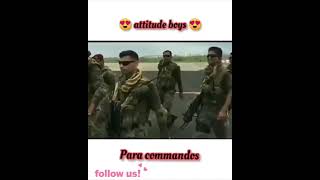 Para Commandos Attitude Boys Army Lover Dk