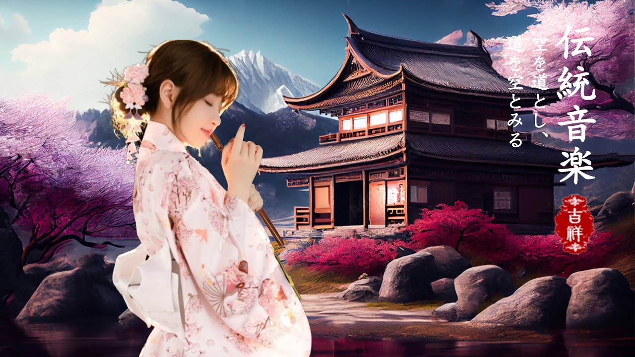 Relaxing With Japanese Bamboo Flute, Guzheng, Erhu Instrumental Music Collection YouTube