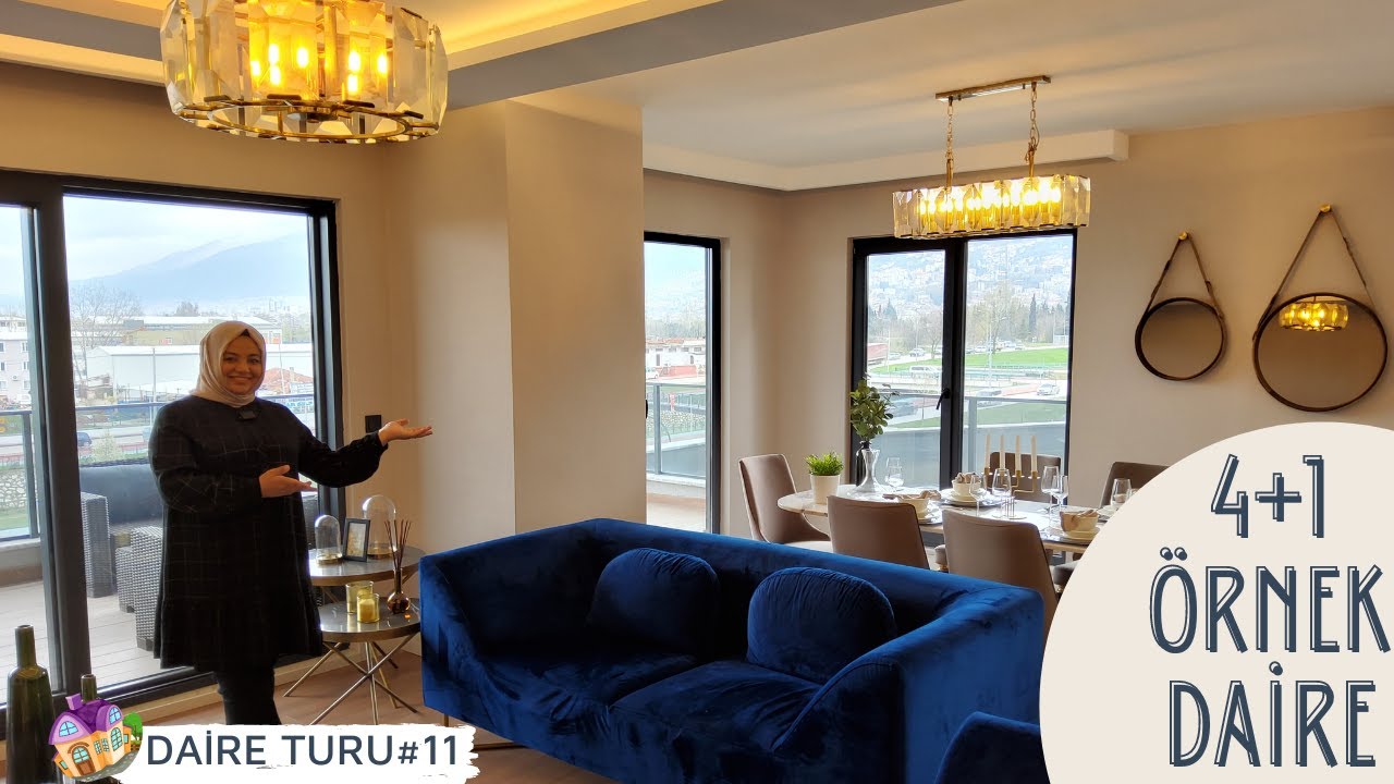 BURSA'NIN EN BÜYÜK PROJESİ ATIŞ YAPI DOWNTOWN ÖRNEK DAİRE TURU//EV TURU//