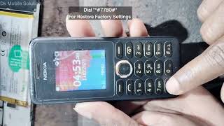 Nokia 108 Hard Reset