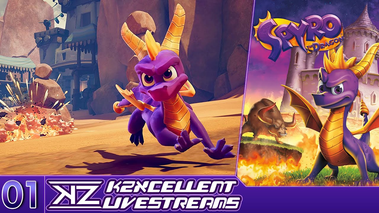 The Spyro the Dragon Deathstream | KZXcellent Livestream