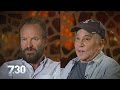 Sting and Paul Simon talk to 7.30 about finding musical common ground