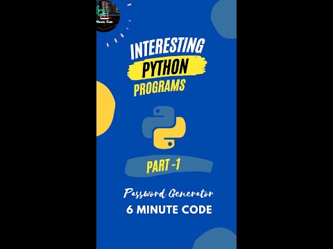 Interesting Python Programs