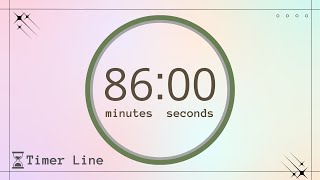 Timer for 86 minute with finishing alarm | Studying Forum
