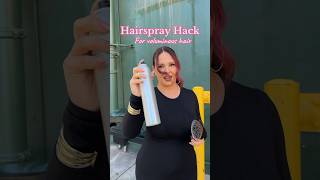 Have you tried this Hairspray Hack? #hairstyles #hairhacks