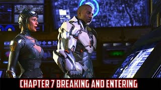 Injustice 2 Chapter 7 Breaking and Entering as Cyborg and Catwoman vs Harley, Ivy, Bane and Grid