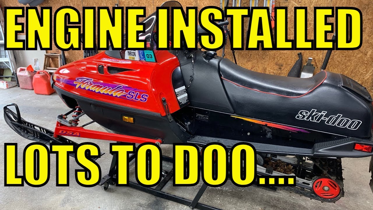 Swapping a 670 ROTAX Engine into a 1996 SKI-DOO Formula SLS 500 - YouTube
