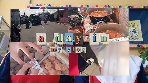 Mini Vlog membeli seblak perasmanan😄😁 (Tugas informatika)