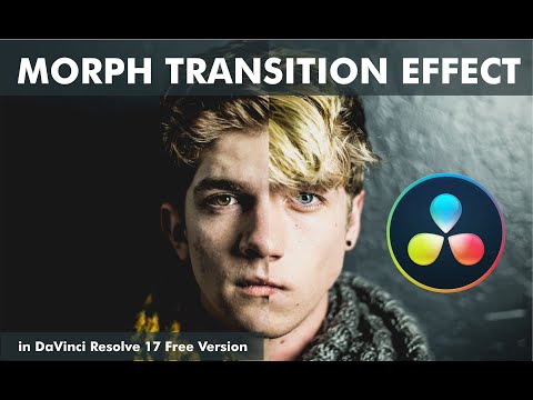 Morph Transition Effect in DaVinci Resolve 17 Free Version
