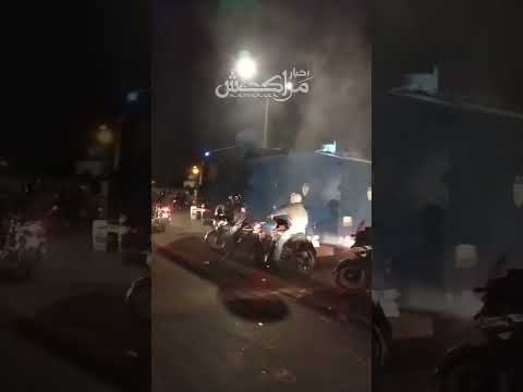 مراكش مواجهات بين متظاهرين والقوات العمومية بحي سيدي يوسف بن علي تتحول إلى أعمال شغب