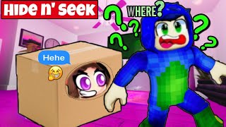 ROBLOX HIDE AND SEEK CHALLENGE  with ft @AyushMore @EktaMore