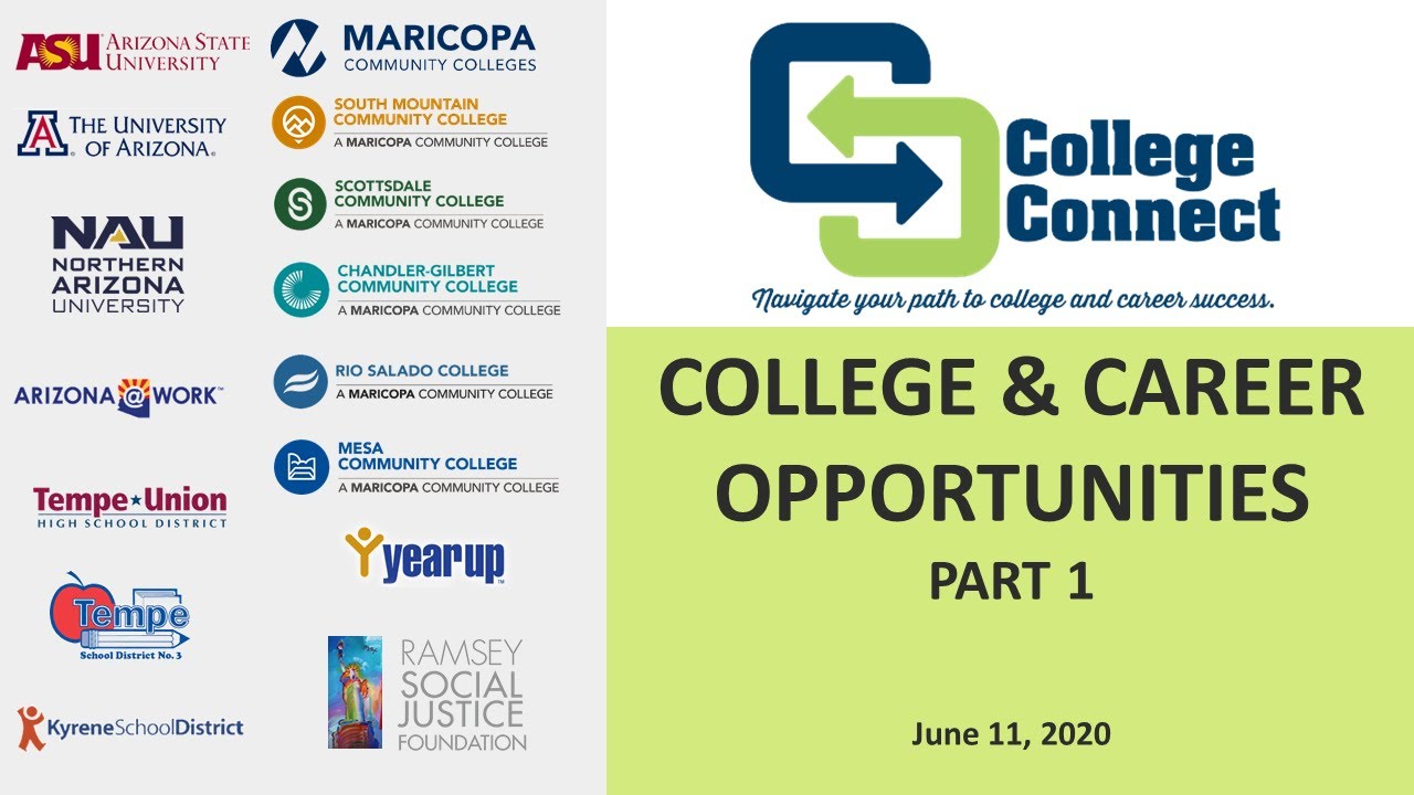 College & Career Opportunities Part 1 YouTube