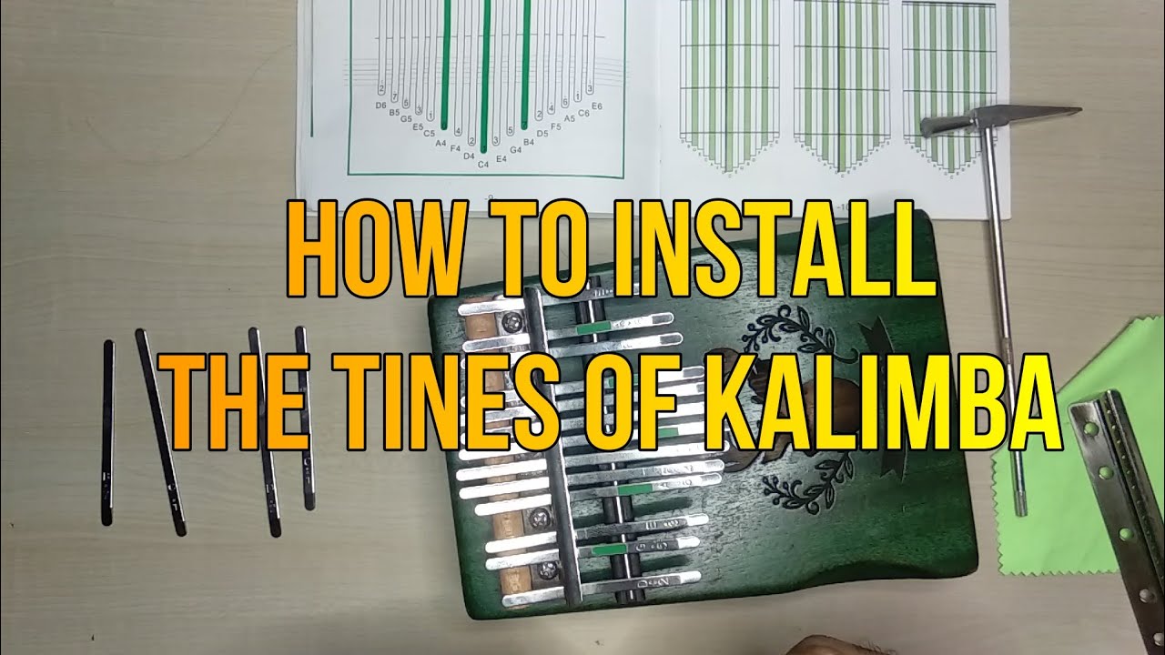 How to install tines on Kalimba