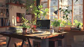 ☕ 1 Hour Morning Study Session | • Productive Deep Focus  Chill/Relax/Concentration Lofi Beats