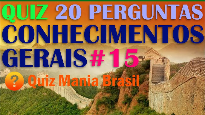 🟢 Quiz Conhecimentos Gerais com Respostas nº 13