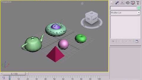3d studio max 2009 Selecting Objects by softwarevideo.com