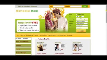 Php Matrimonial Script