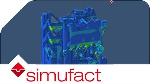 Simulation of distortion of an additively manufactured manifold| Simufact